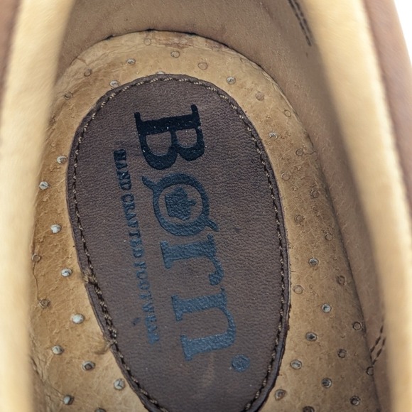 Börn M W B2346 Brown Leather Lace Up Oxford Shoes Women Size 38 - Picture 4 of 16